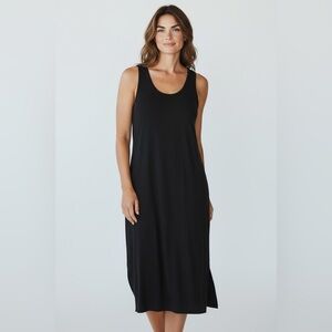 Aerie Knit Tank Dress Black Size Medium